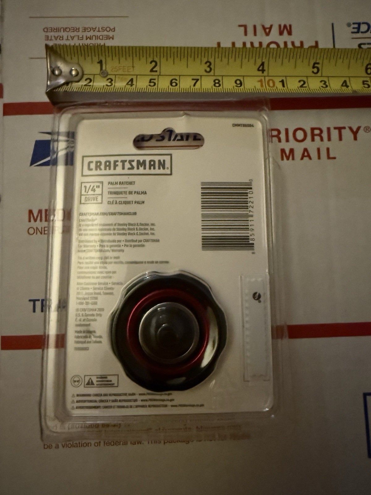 Make Offer Authentic CRAFTSMAN 1/4 Inch Drive Palm Ratchet CMMT86004 Guaranteed!