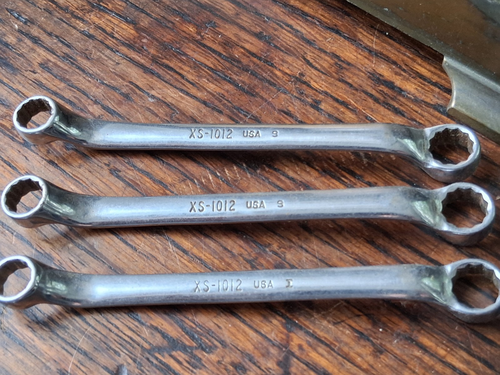 Snap – On Deep Offset Box End Wrench 5 Pieces SAE (2) 1/2-9/16 & (3) 5/16-3/8