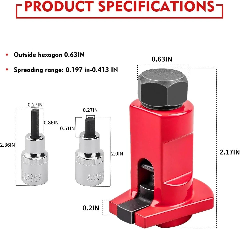 3Pcs Strut Spreader Tool, Universal Suspension Knuckle Spreader..