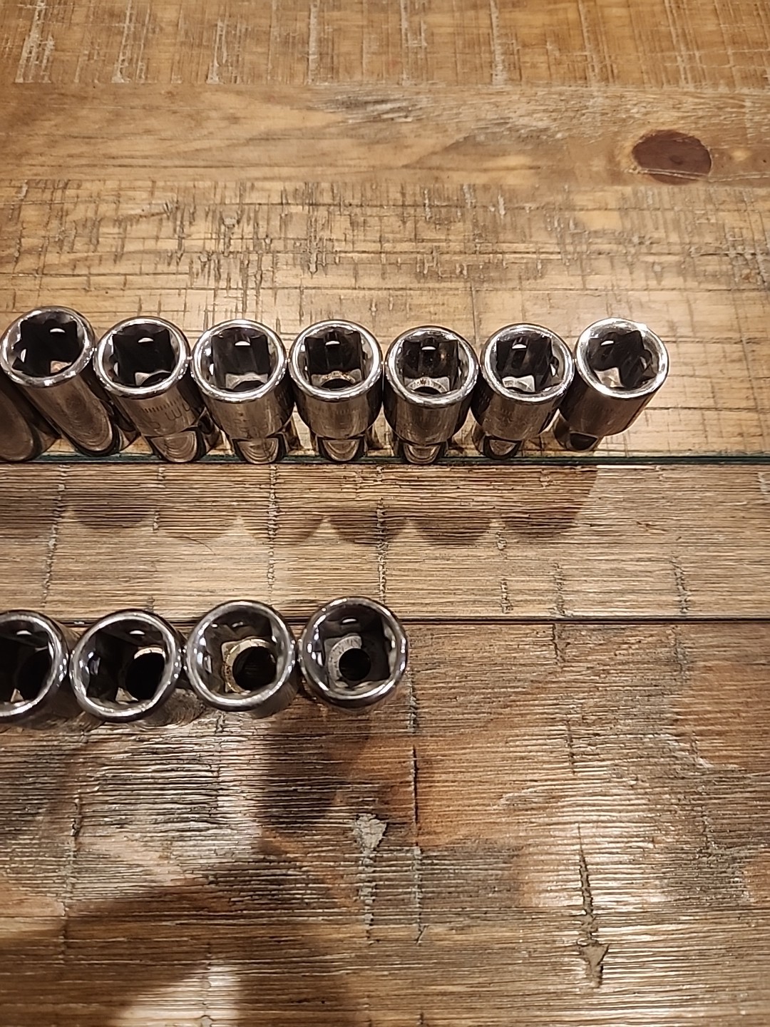 *USA CRAFTSMAN METRIC AND SAE 1/2″ DRIVE SETS 6 POINT AND 12 POINT 23PCS