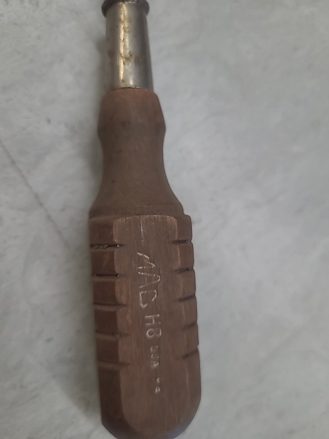 MAC H8 1/4″ Flat Slotted Head Square Shank Screwdriver Wood Handle S17