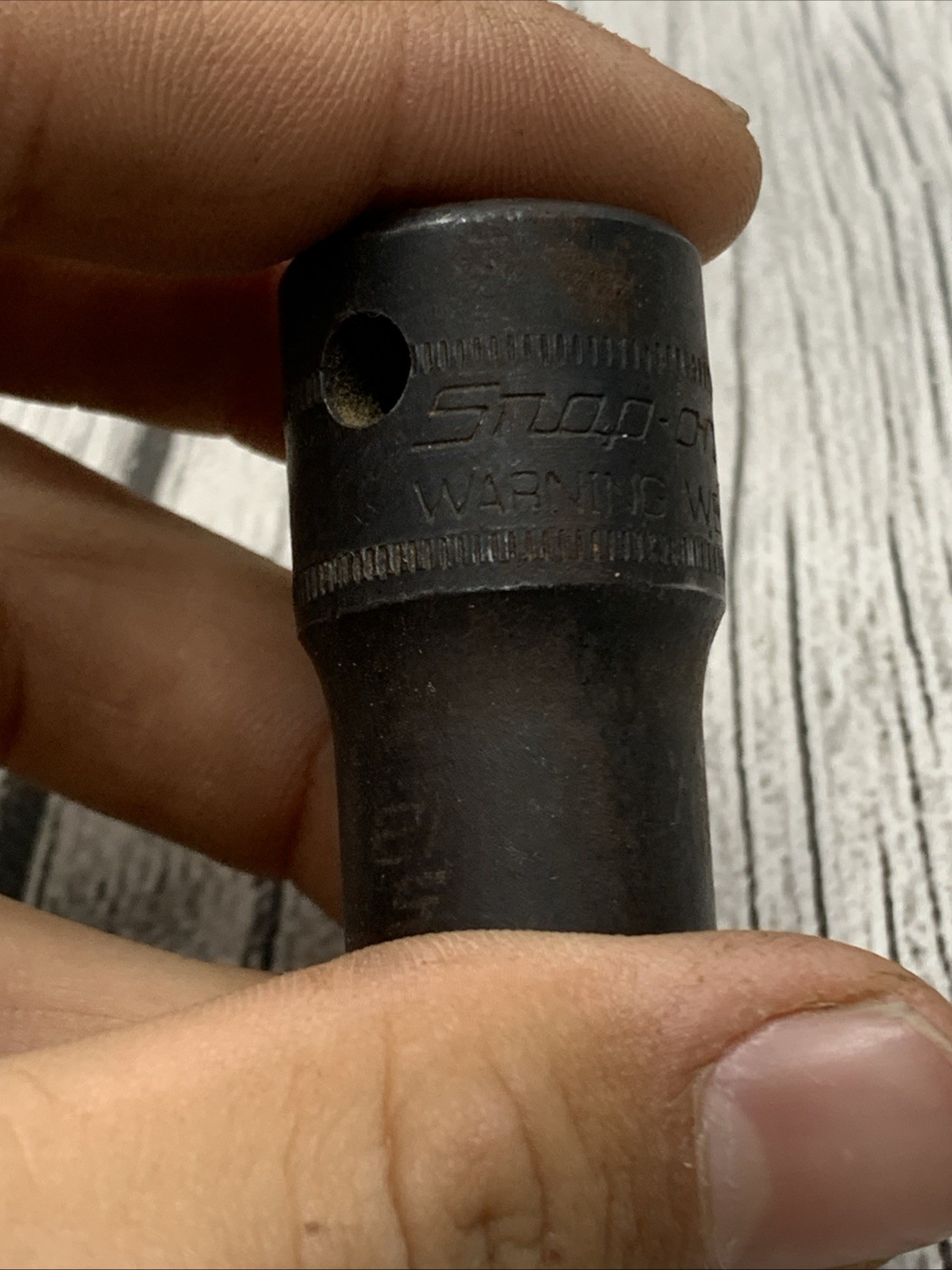 SNAP-ON IMML120 USA 6 Point 12mm Shallow Impact Socket