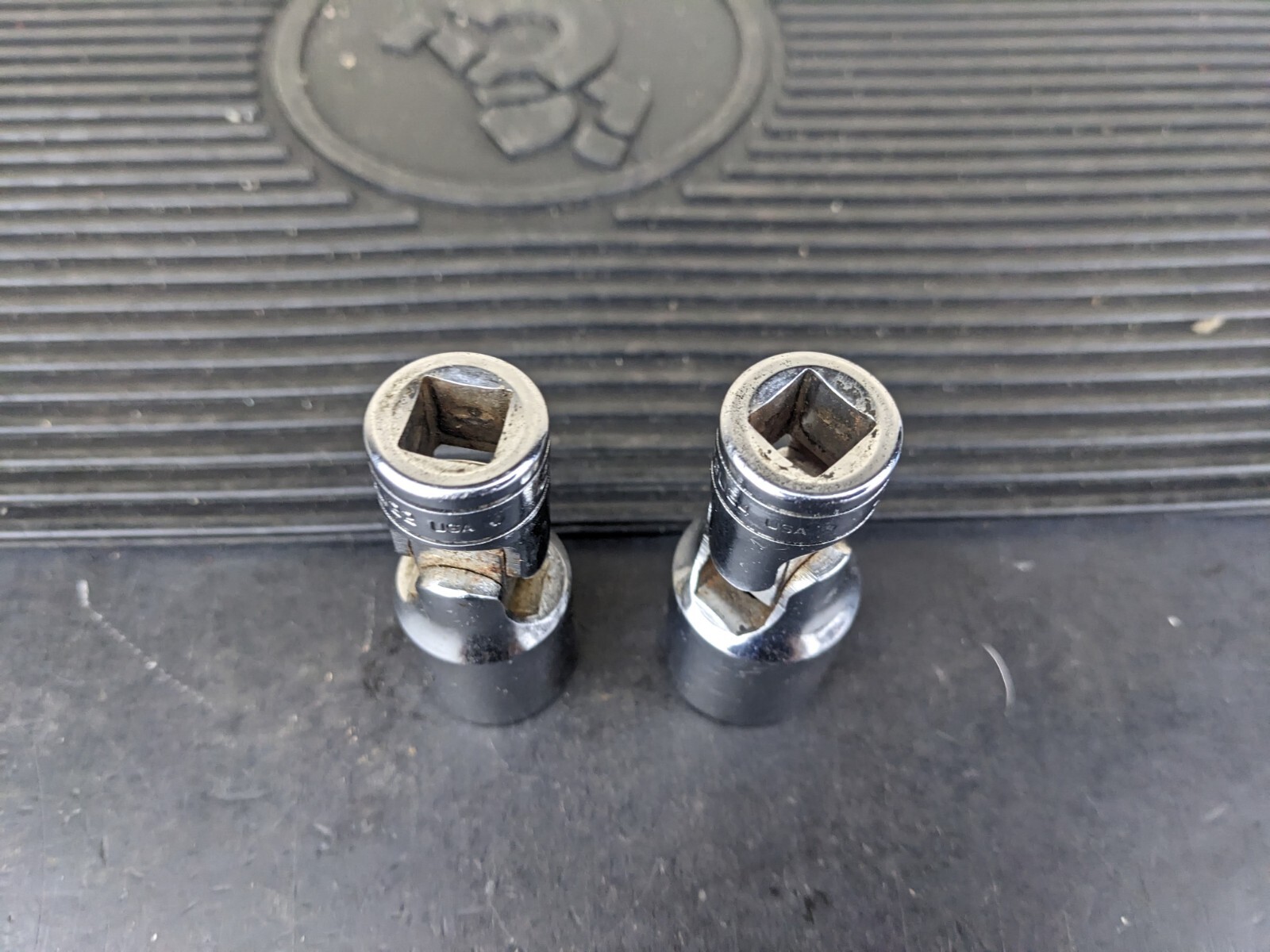 #bd209 Snap-on 3/8 Drive Deep Swivel Sockets SAE 3/4″ 11/16″ FSU22 FSU24