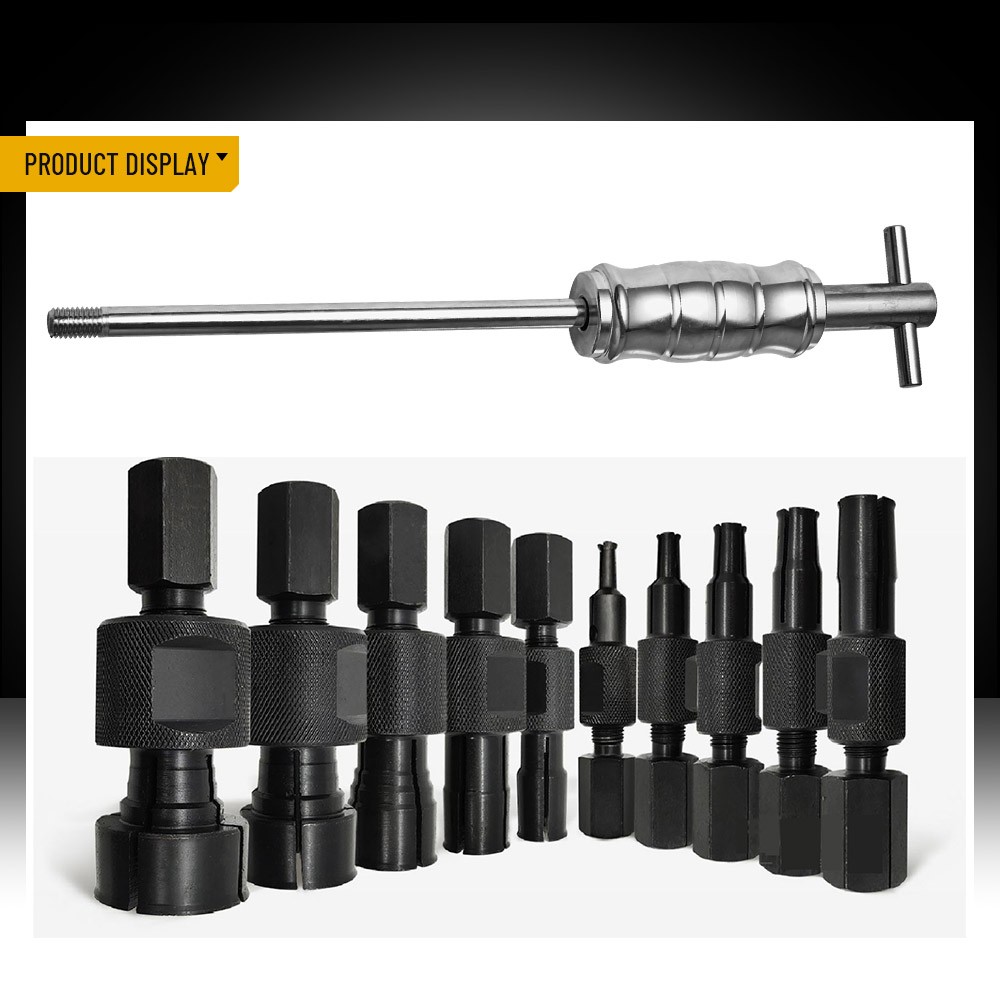 9pc Blind Hole Inner Bearing Puller Set Remover Slide Hammer Internal Kit 8-32mm