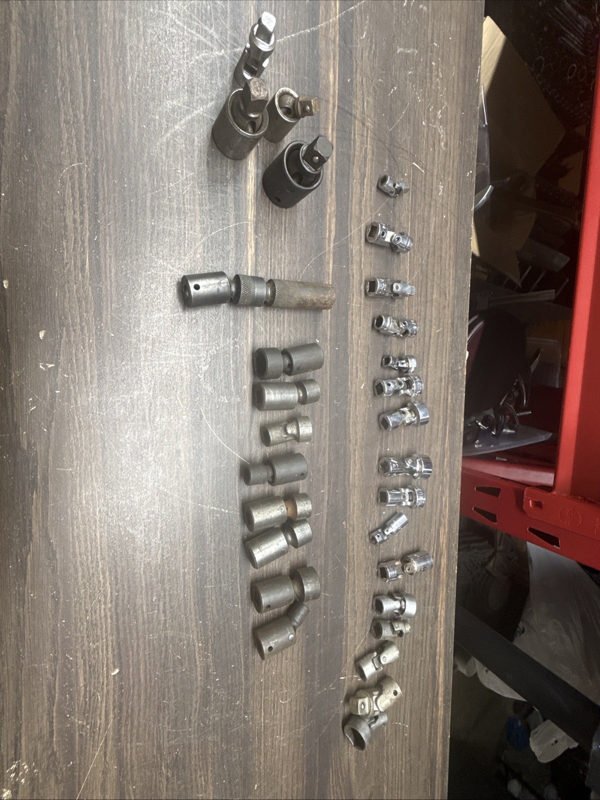 Mac Tool USA Mixed Lot 29 Piece Impact / Chrome Socket Swivel Socket Lot