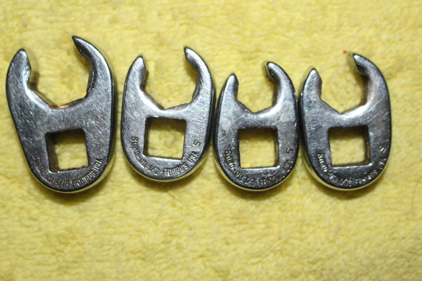 Set of Snap on 3/8″ Drive Crowfoot Flare Nut Wrenches 6 & 12 Point FRH Series