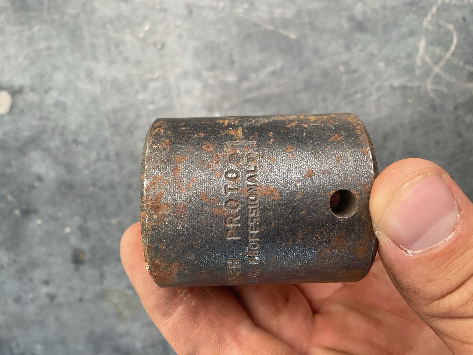 Proto 7438H – 1/2″ Dr Impact Socket 1-3/16″ – 6 Point USA Rusty