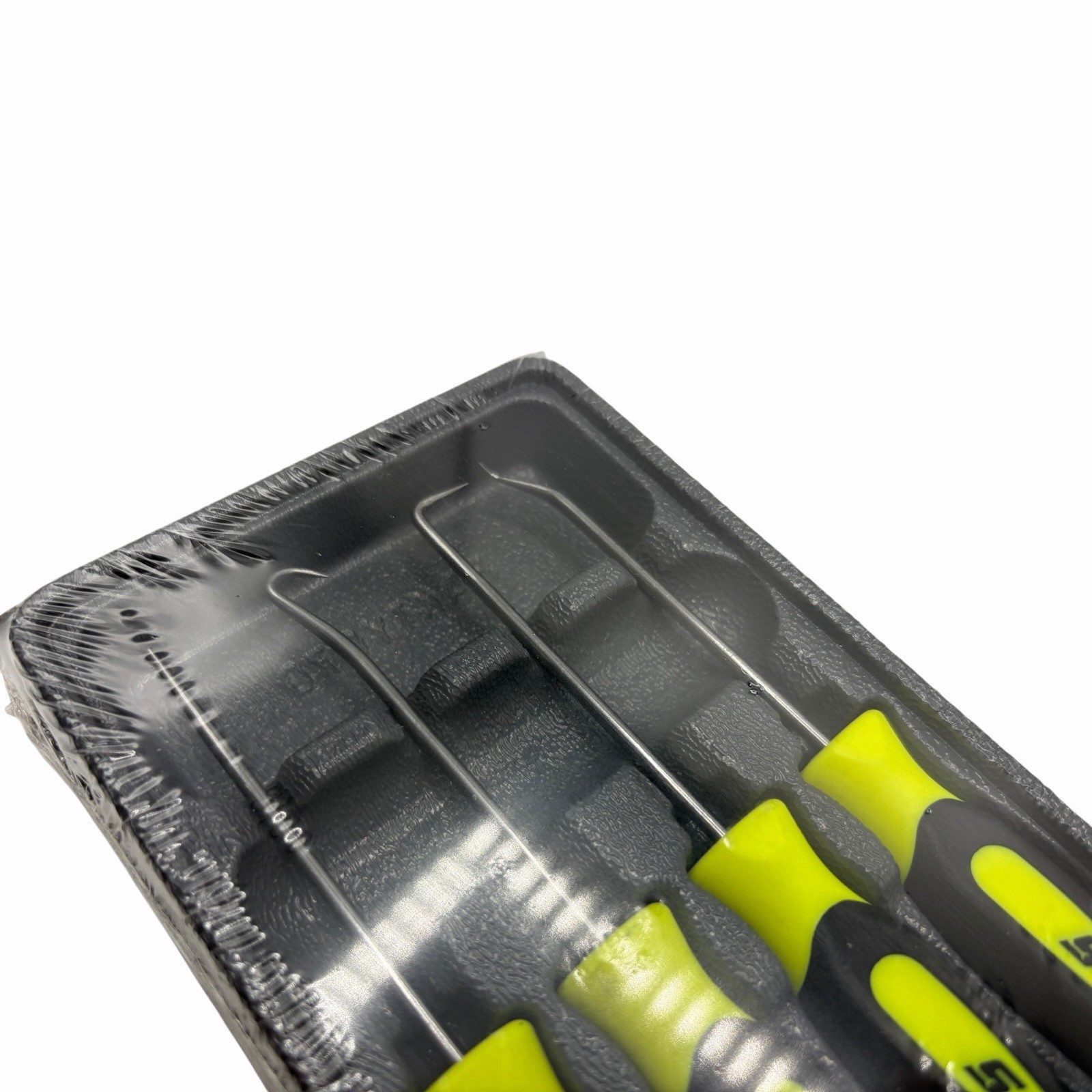 Snap On Tools Mini Pocket Pick Awl Set 4 piece High Vis 6 inch Straight Bent 90