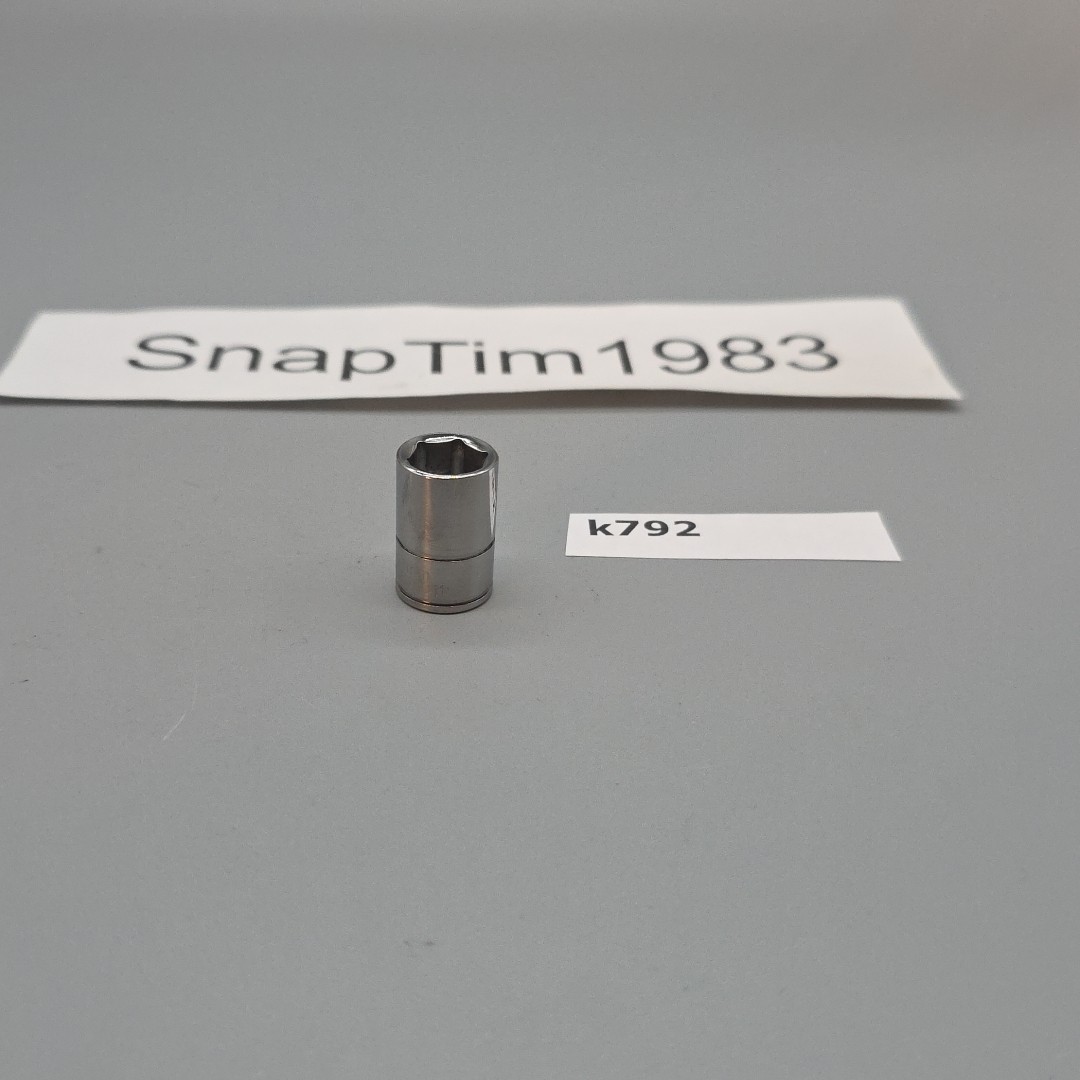 Blue-Point Tools BLPSM1411 6pt 1/4″ Drive 11mm Shallow Metric Socket USA