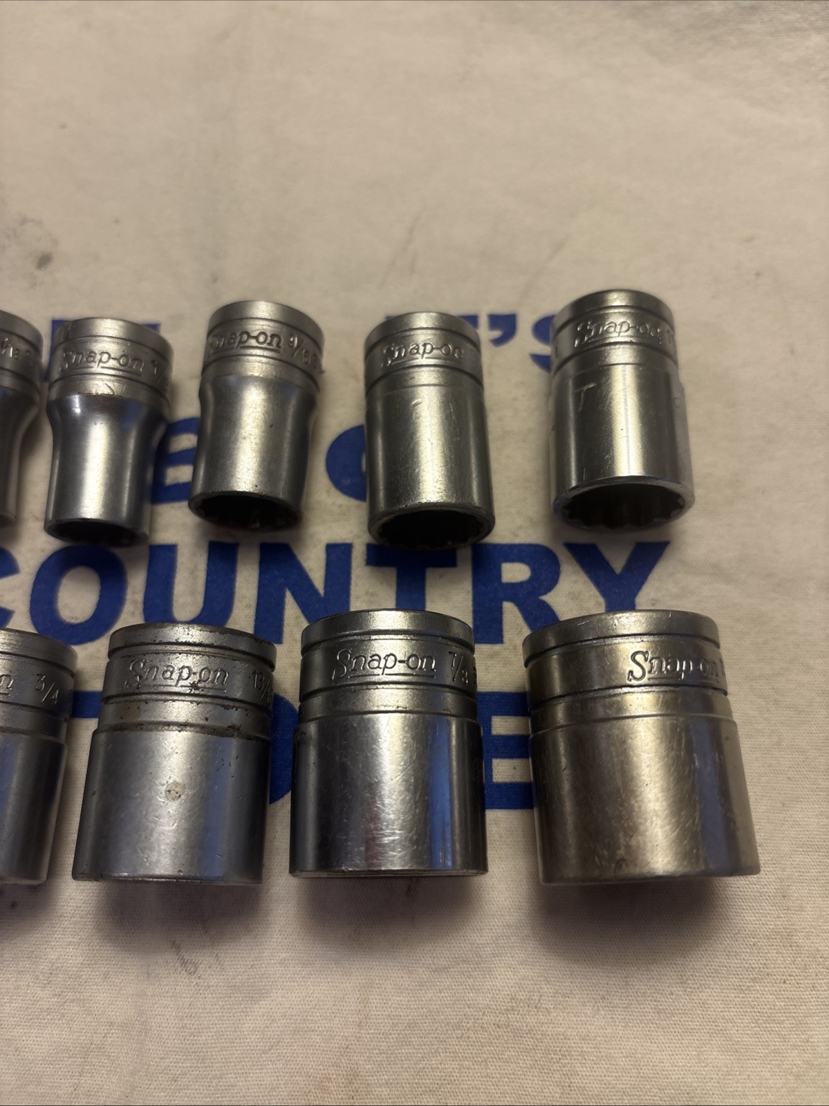 Snap-on Tools USA 1/2″ Drive SAE 12pt Shallow Chrome 9pc Socket Set 7/16-15/16″