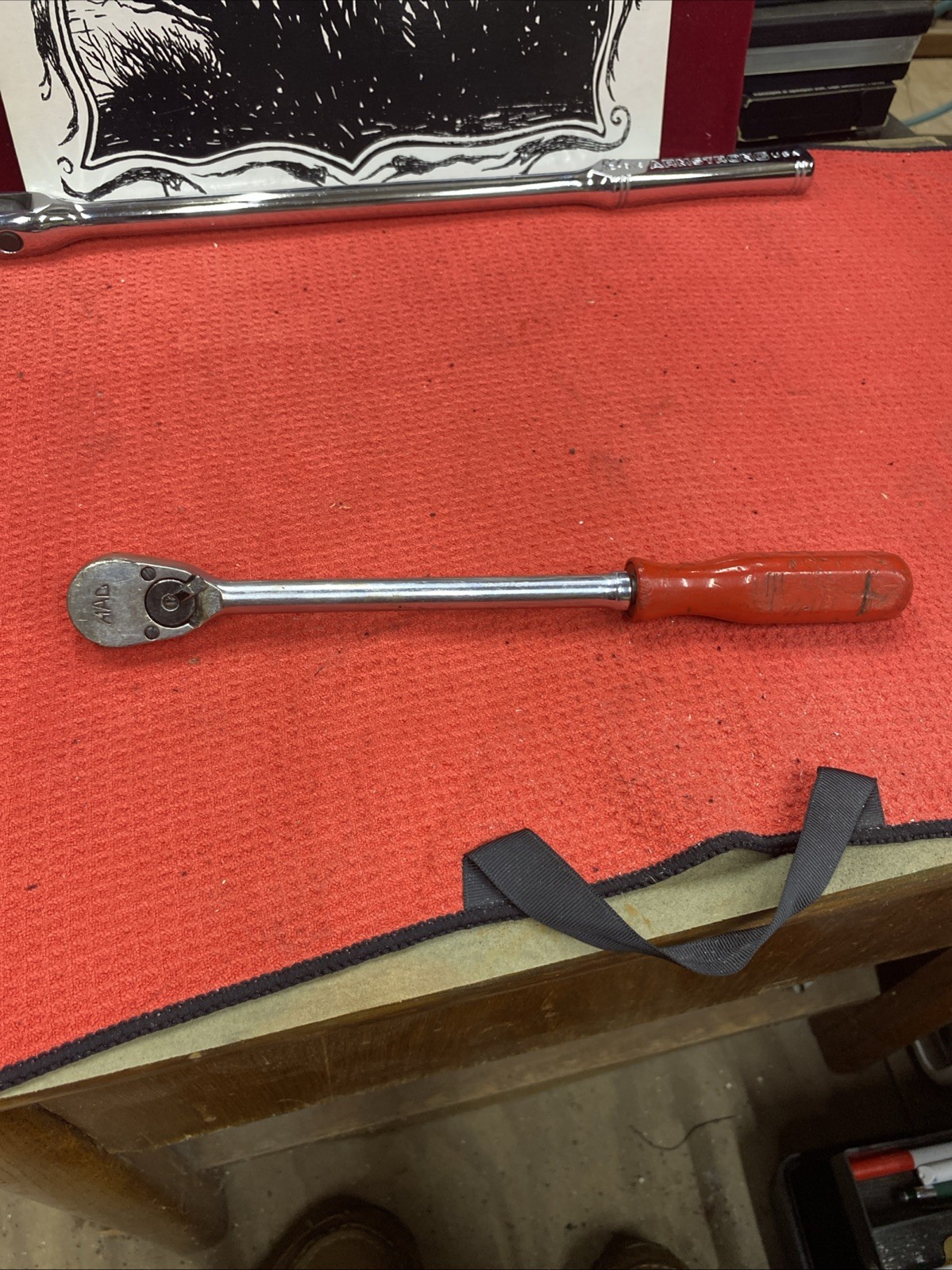 MAC XR11PA 3/8″ Drive 11″ Ratchet w Hard Red Comfort Grip Handle.