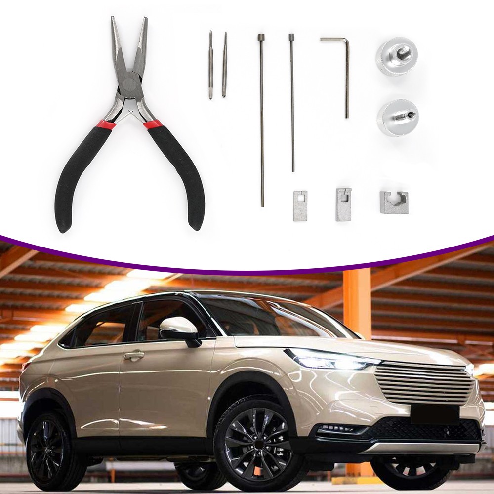 Fit For Honda Car Lock Cylinder Pin Removal Ignition Repair Disassembly Tool Kit