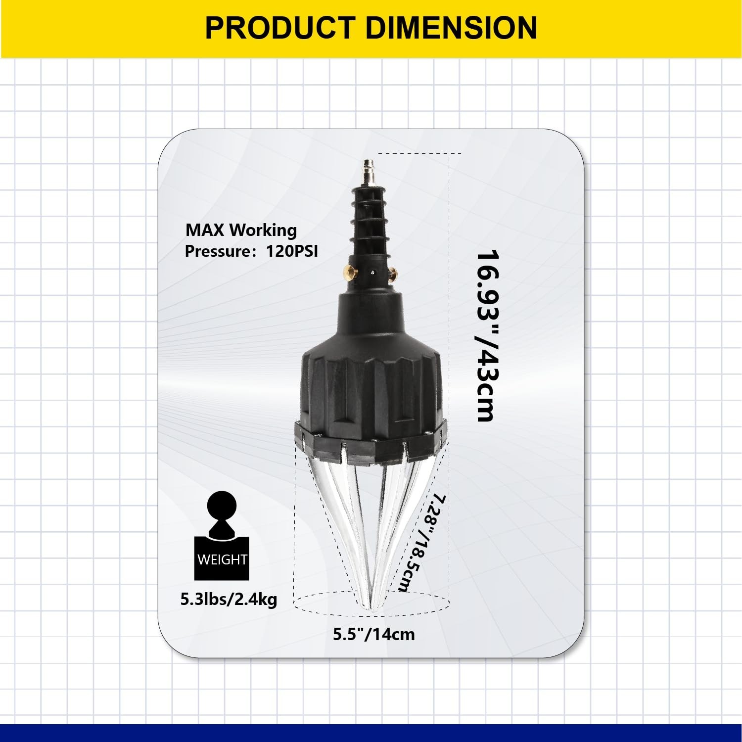 Universal Pneumatic CV Joint Boot Spreader Tool | Air-Powered Expander for Easy