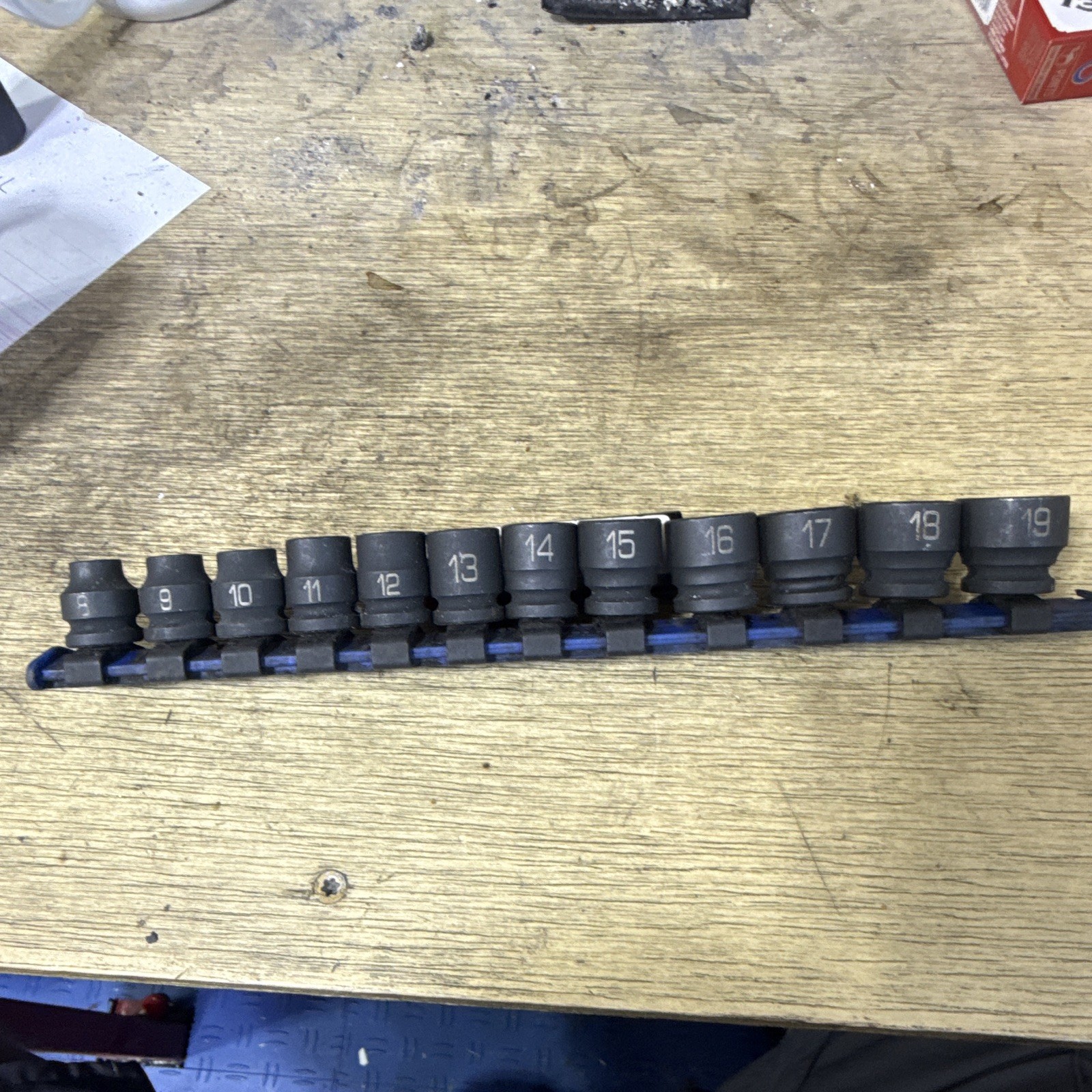 Matco Never Used 6 Point 3/8 Drive Metric Short Socket Set Impact 8mm-19mm