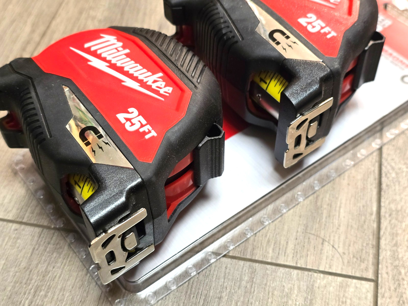 2-Pack Milwaukee 25ft Heavy Duty Measuring Tape Set w/Magnetic Tip #48-22-1025MG