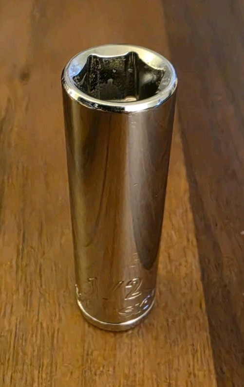Husky 1/2″ Deep Well Socket 6 Point 3/8″ Drive China/Taiwan