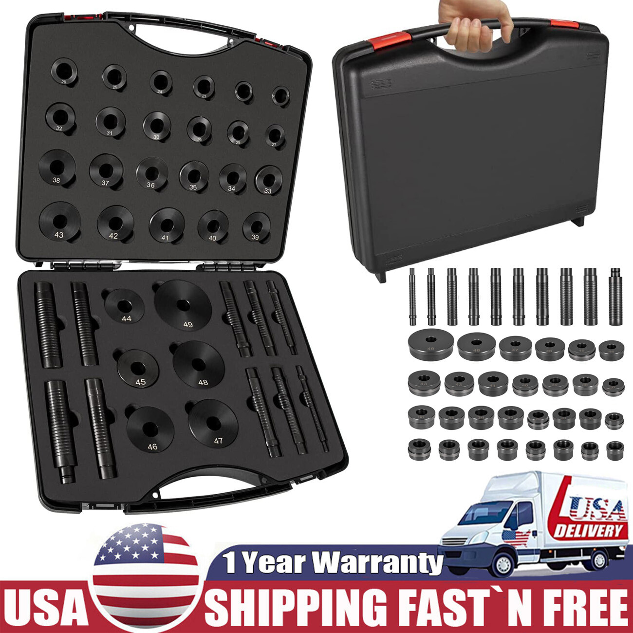 T-0220-39 Master Bushing Driver Bearing Seal Installer Remover Tool for Ford GM
