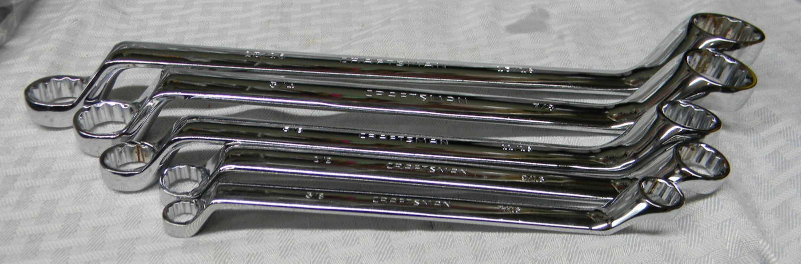 CRAFTSMAN 5PC SAE 12PT DEEP OFFSET DOUBLE BOX END WRENCH SET 3/8″-15/16″ #44349