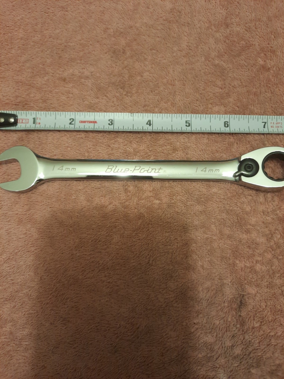 Blue Point By Snap On Tools 14 Mm Combination Ratchet Wrench Reversible