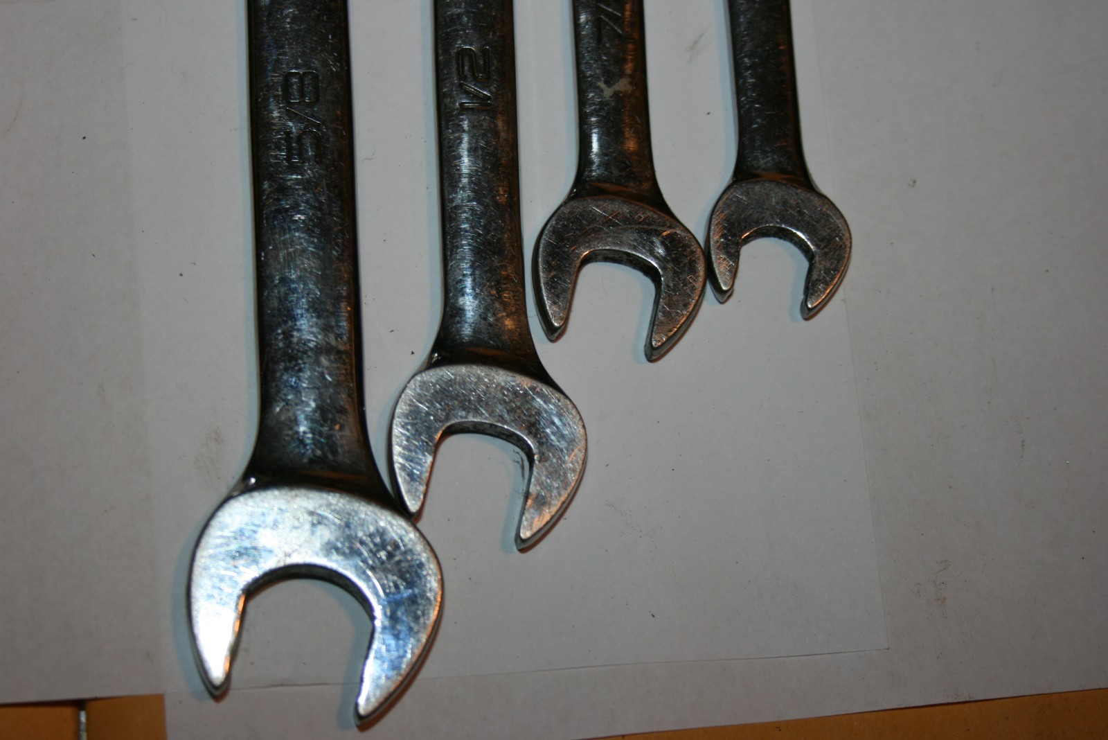 SNAP-ON TOOLS MM/SAE MIX COMBINATION WRENCH SET USA LONGSTANDARD SIZES 11PIECES