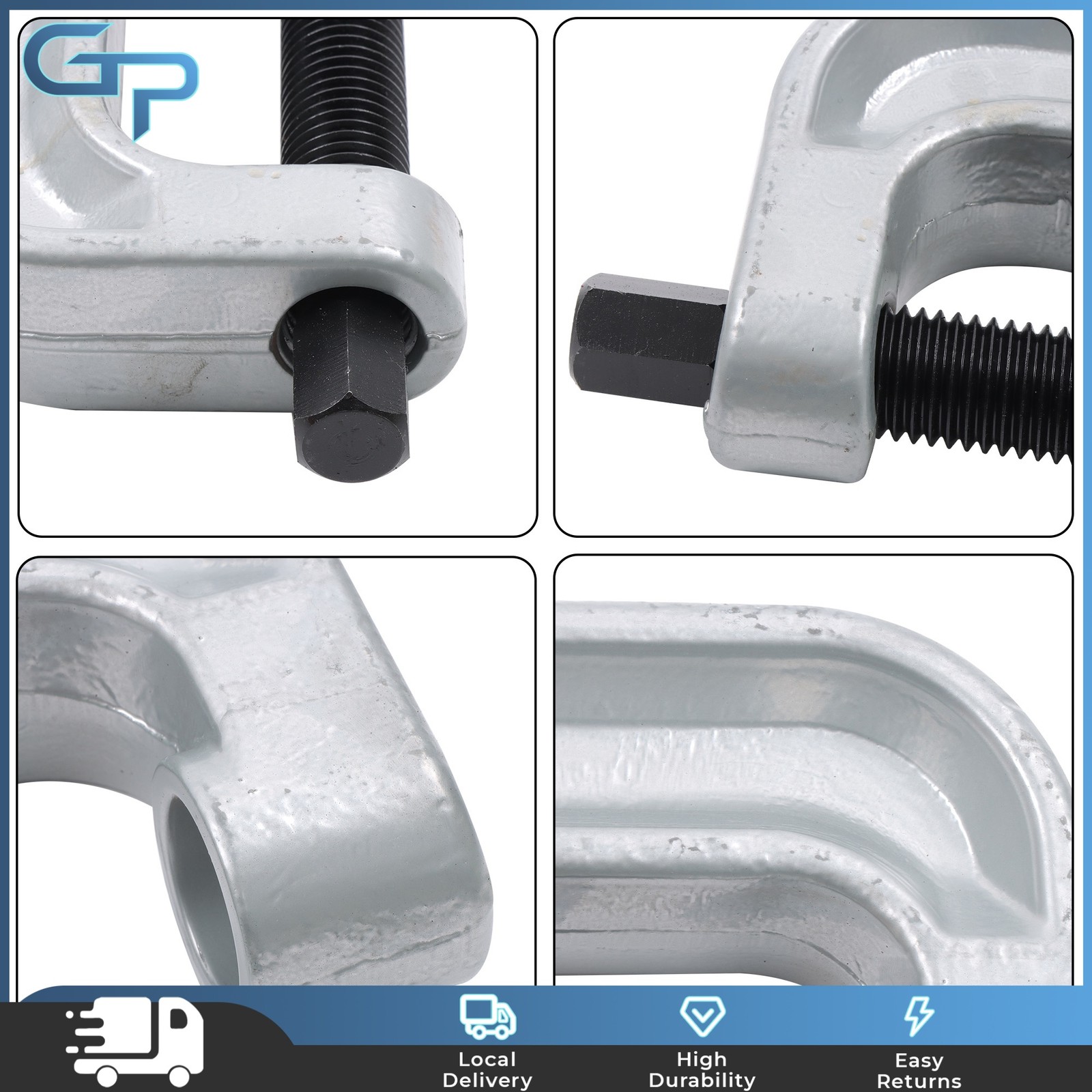 Gray Pneumatic Tool 78100 Goliath Ball Joint XL C-Frame Press New