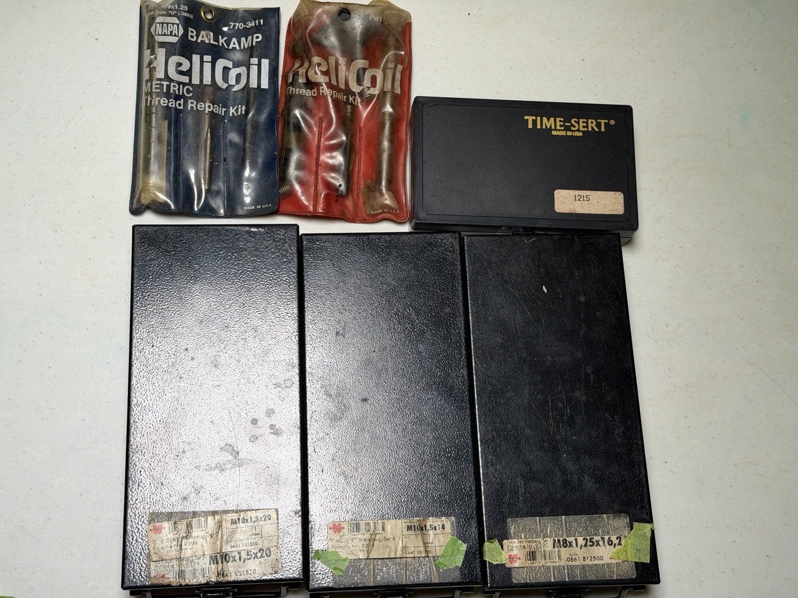 Wurth TIME SERT® Kit M8 x 1 .25×16,2 +M10 1.5 14 & 20 Porsche 997 + 2 Helicoil