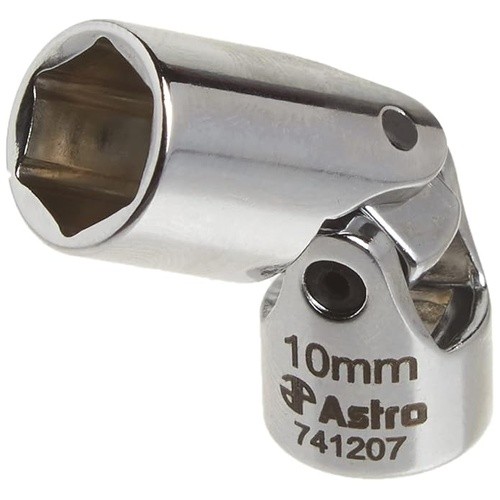 Astro Pneumatic 7412 12-Piece 1/4″ Drive 6-Point Metric Flex Socket Set