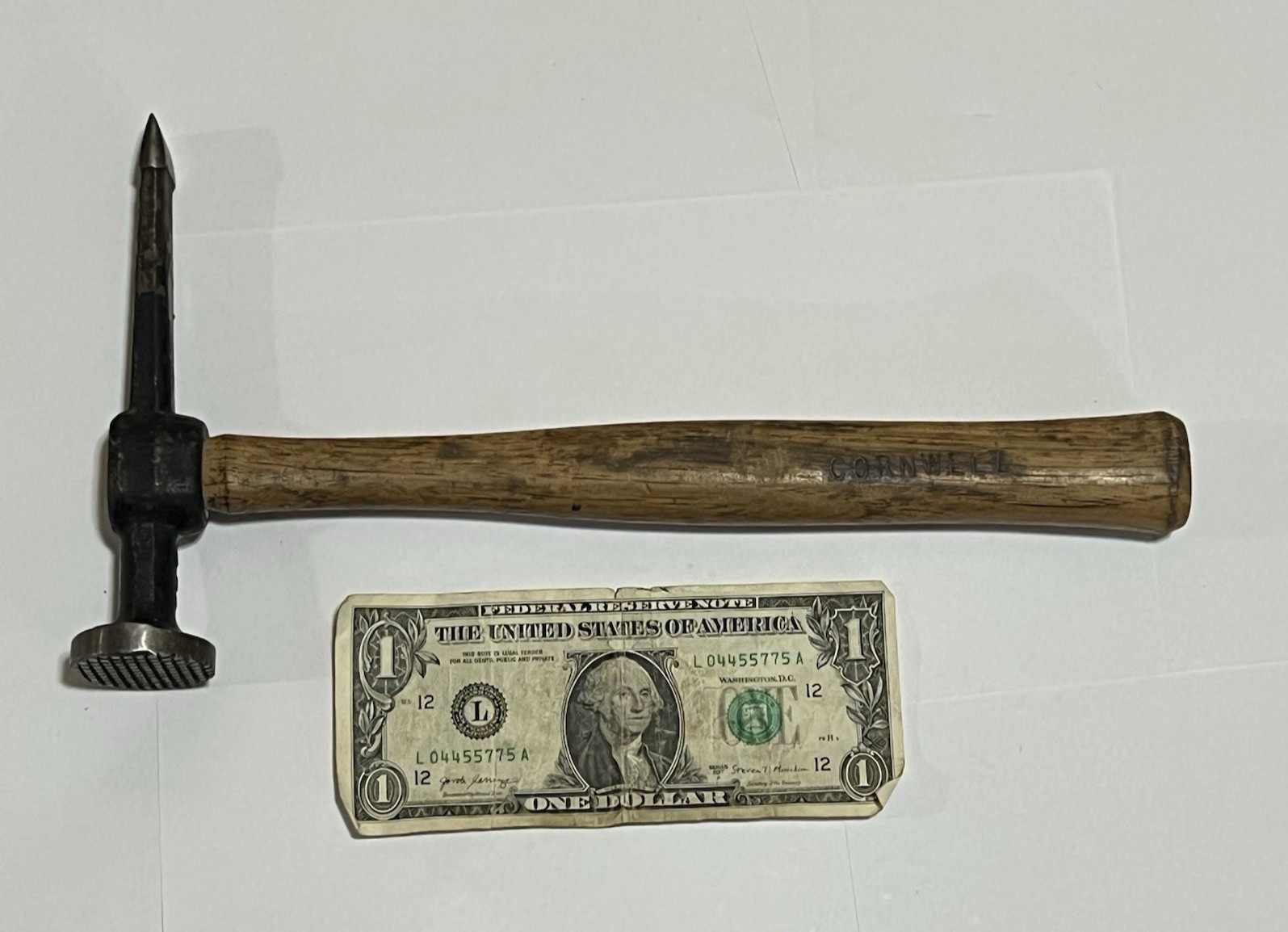Cornwell SH55370 Shrinking Cross Chisel Auto Body Repair Hammer Wood Handle