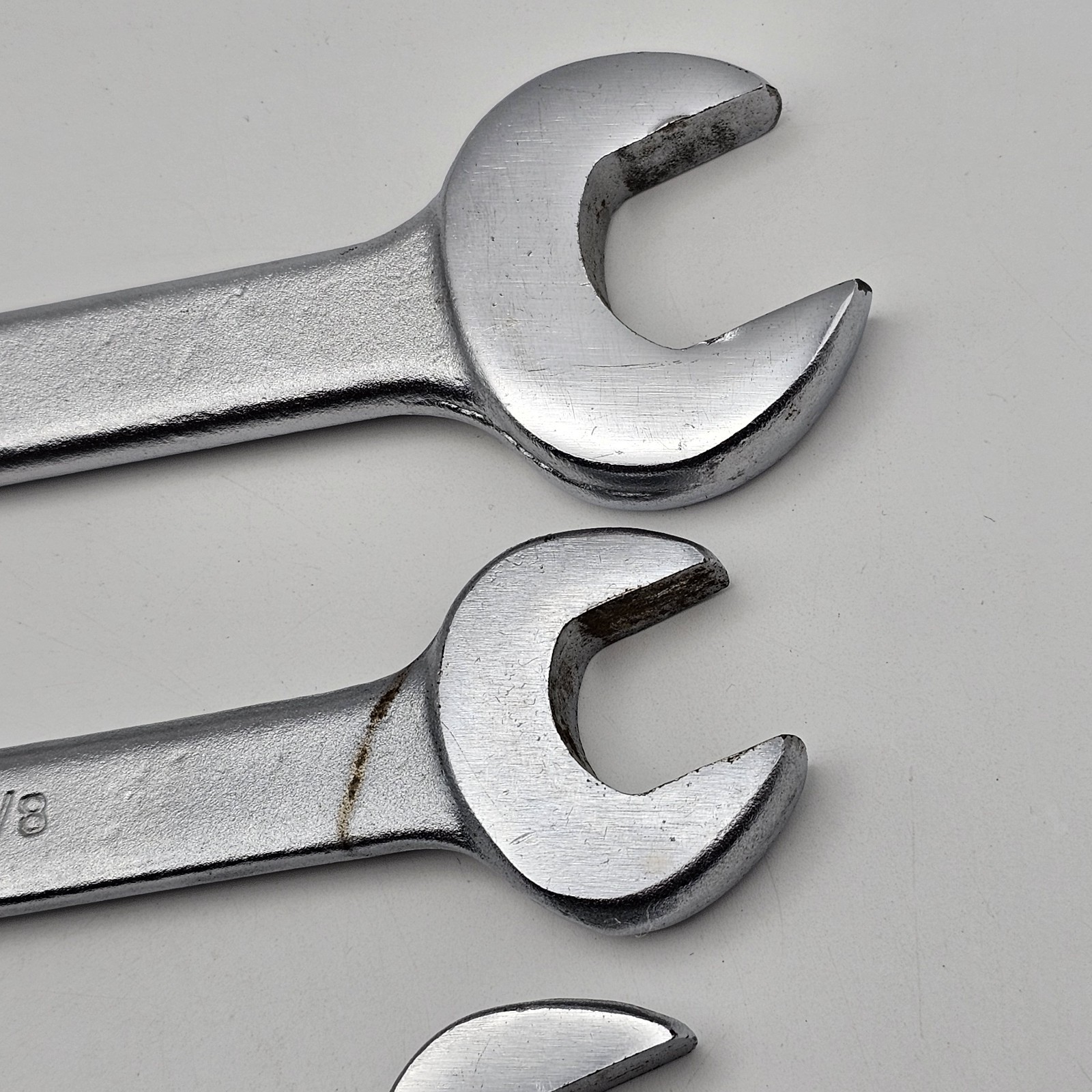 Vintage Thorsen Double Open End Wrench Set 1/4″ to 7/8″ USA Made Lot Of 6