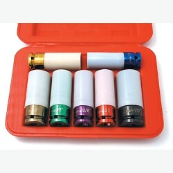 CTAA159 7 Piece 1/2″ Drive Thin-Wall Impact Socket Set