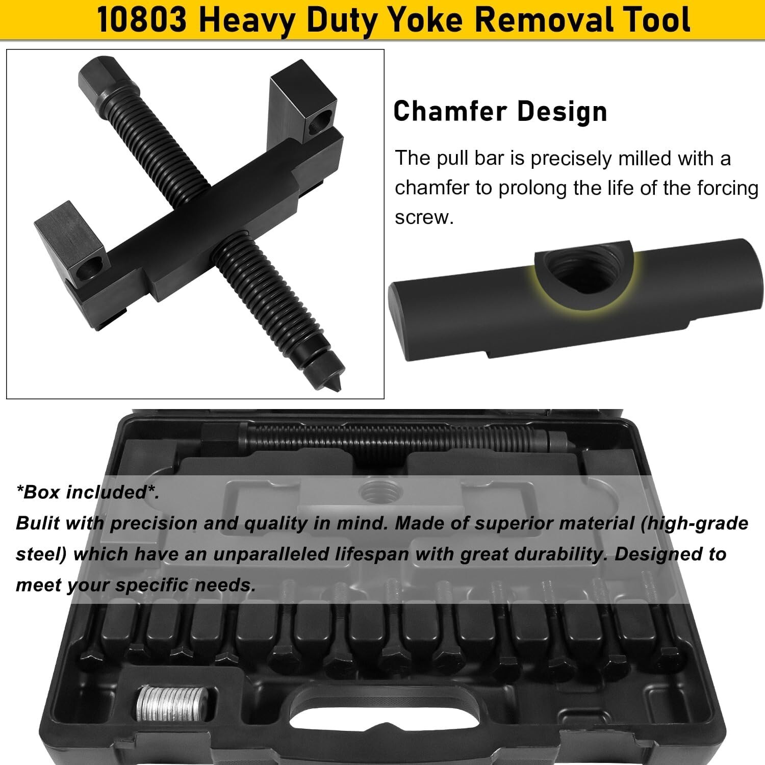 10803 Yoke Puller Yoke Removal Tool for Commercial Trucks Semi Truck Class 6-8