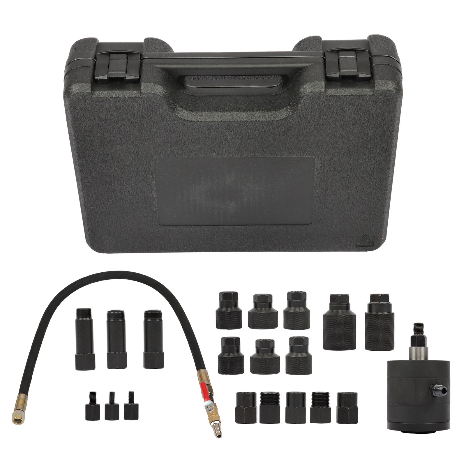 21x Professional Diesel Pneumatic Injector Extractor Puller Adapters Kit w/Case