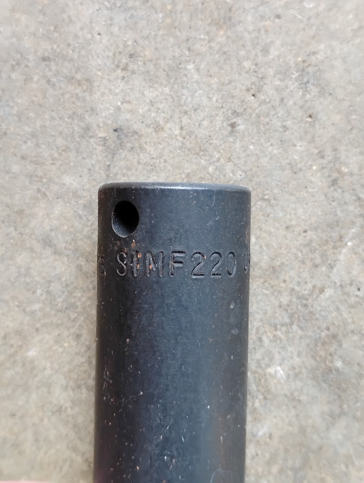 Snap On SIMF220 11/16 SAE flank drive deep impact socket 3/8 drive USA