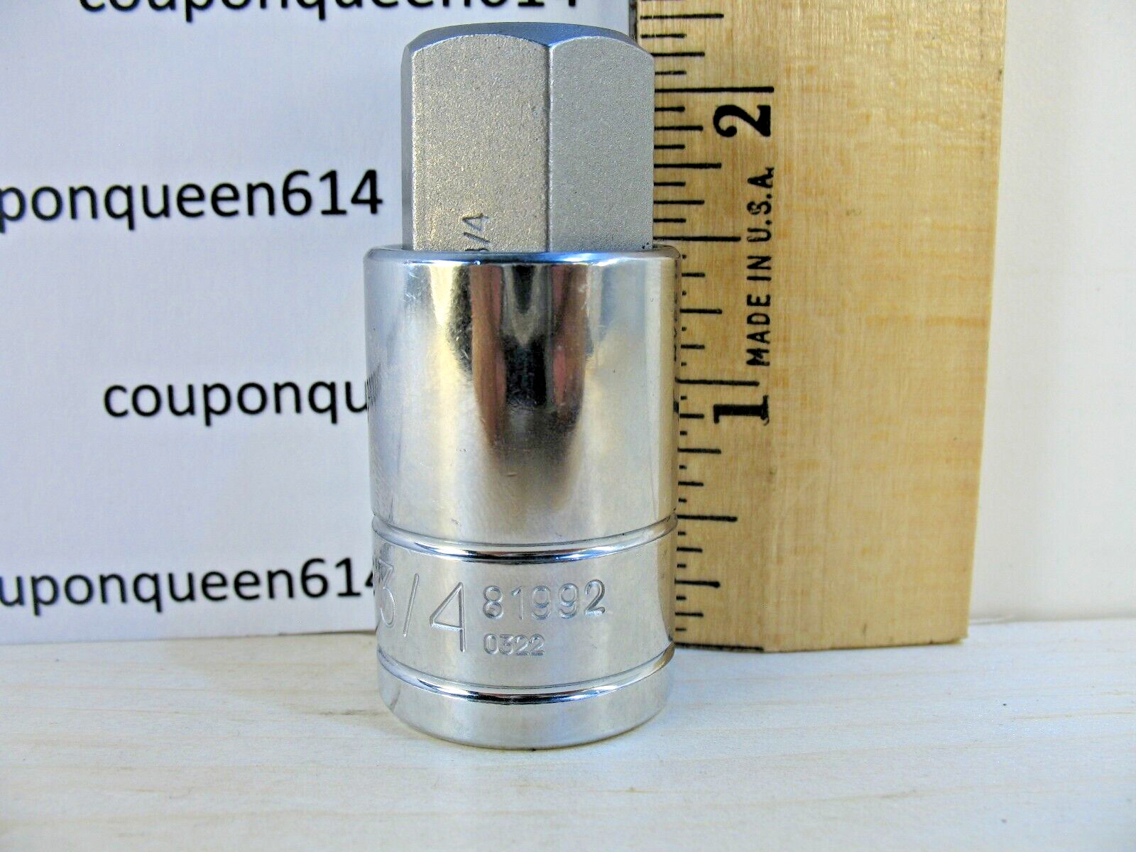 Kobalt 81992-0322, 1/2″ Drive Hex Bit Socket 3/4″ – Brand New