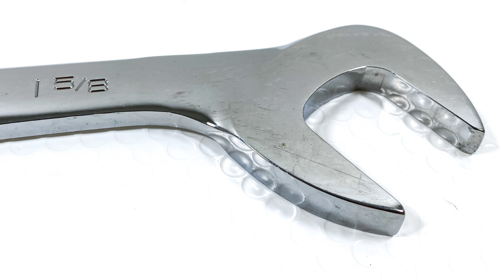 Snap-On Tools VS52B 1-5/8″ SAE 4 Way Open-End Angle Head Chrome Wrench USA Made