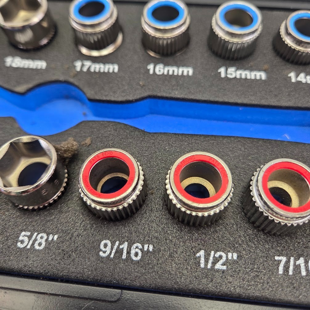 Armstrong Eliminator Pass Through Socket Set Standard and Metric