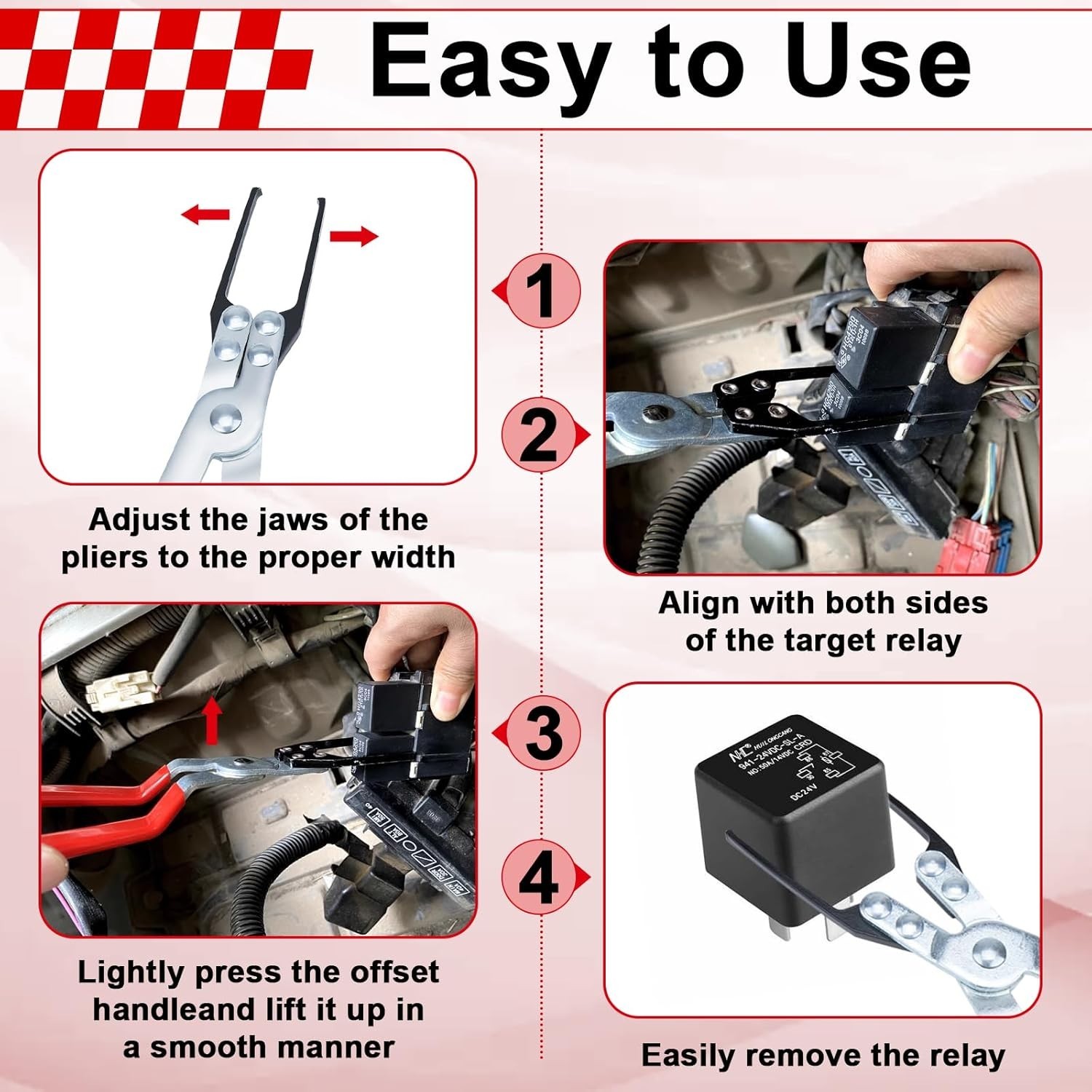 Insulated Relay Puller & Fuse Tool Set – Effortless Car Component Removal