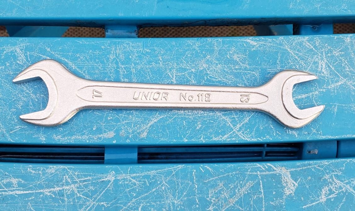 UNIOR 112-13×17 Double Open End Wrench 13mm 17mm Slovenia