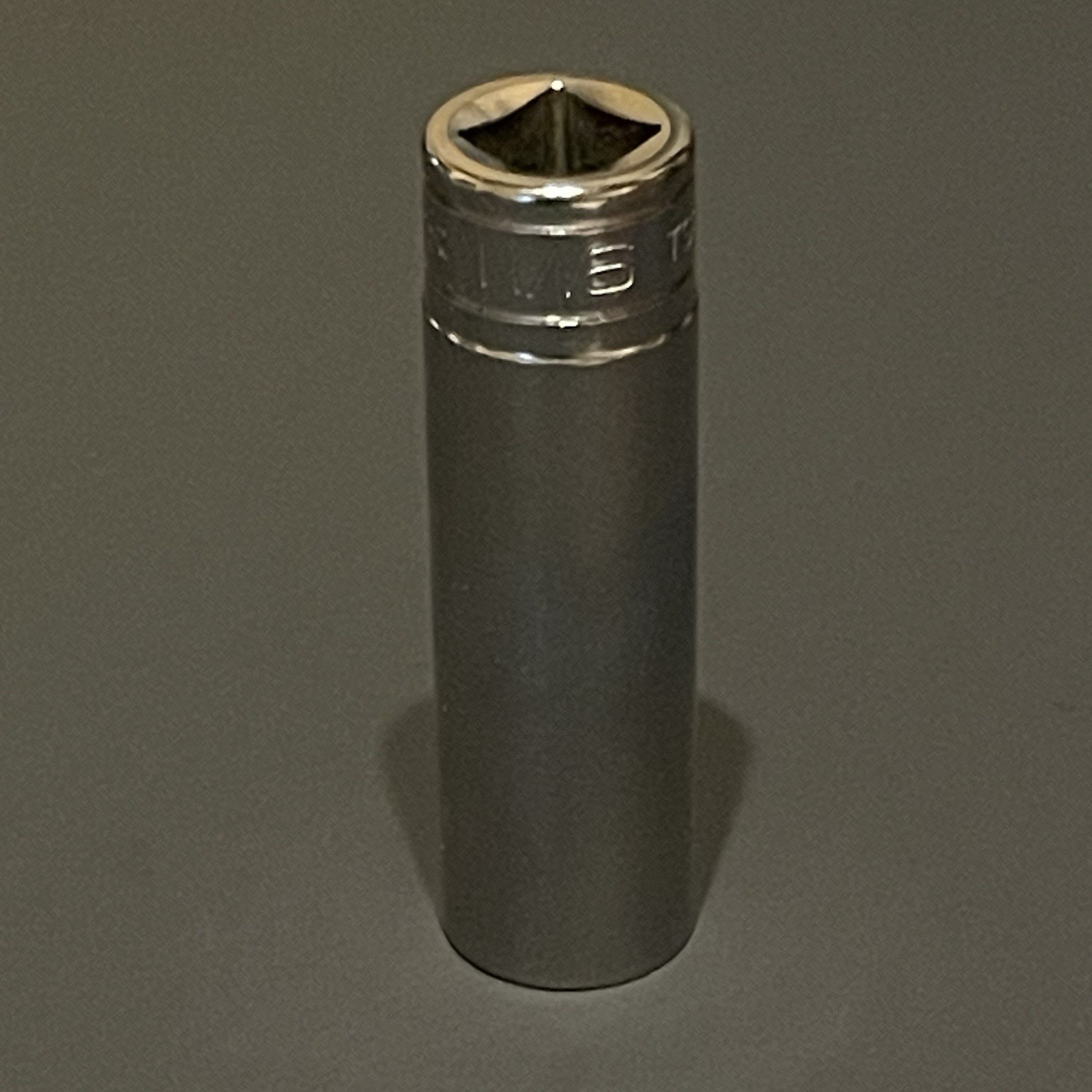 New! Snap On 11/16” Deep 1/2” Drive Socket 6 Point Chrome TS221 USA