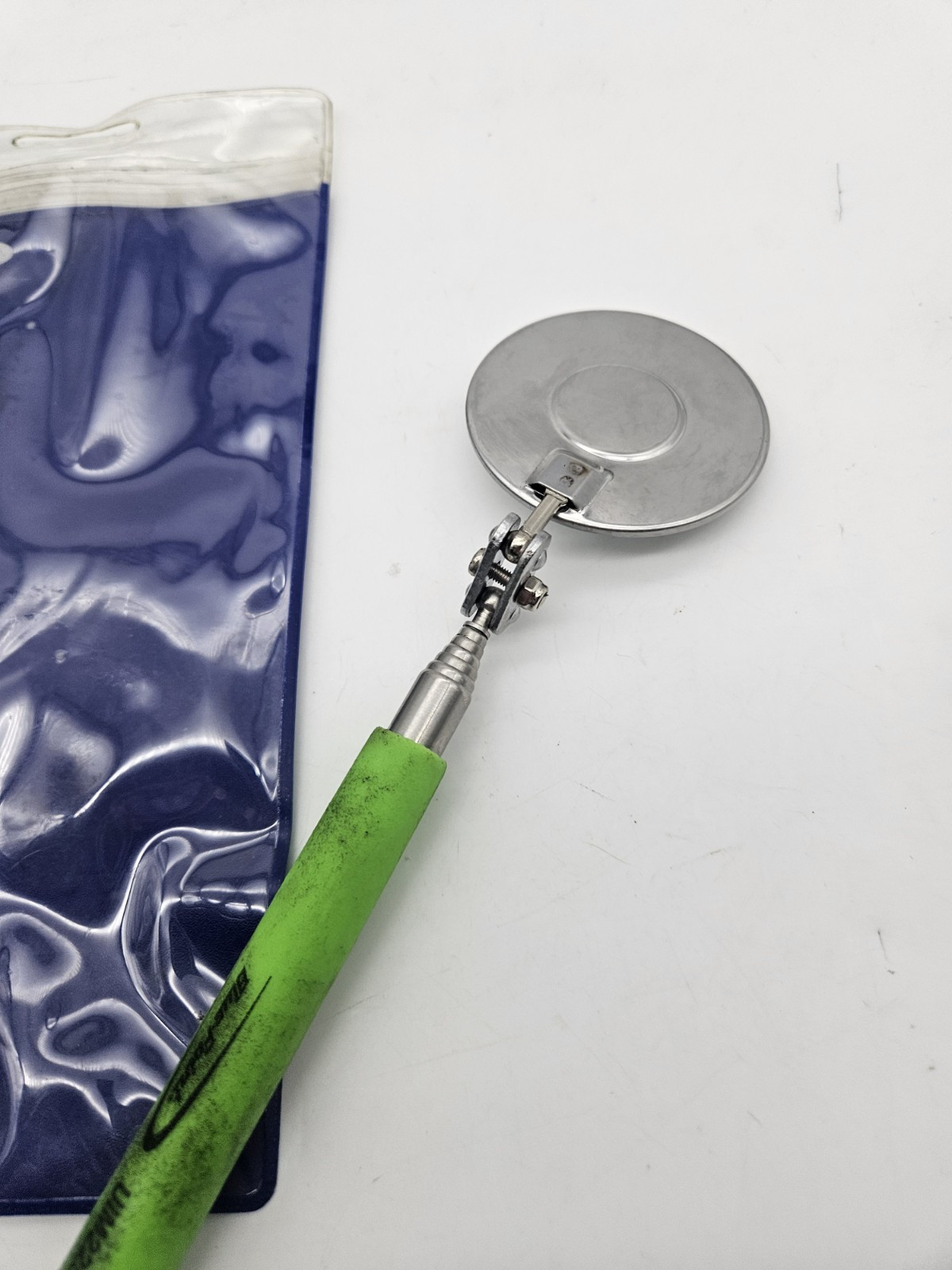 Blue Point Telescopic Magnetic Pick Up & Inspection Mirror Set Green UIMPHT20GR
