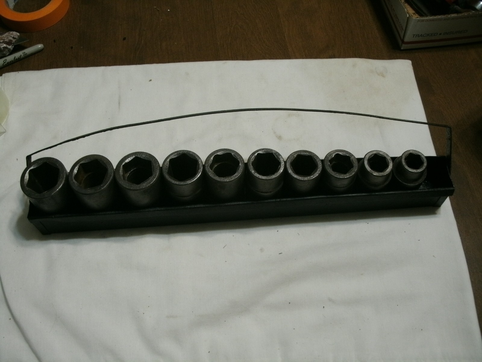 Lot of 10 Matco 3/4″ Dr SAE 6pt Deep Well Impact Socket Set 3/4- 1 -3/8 USA