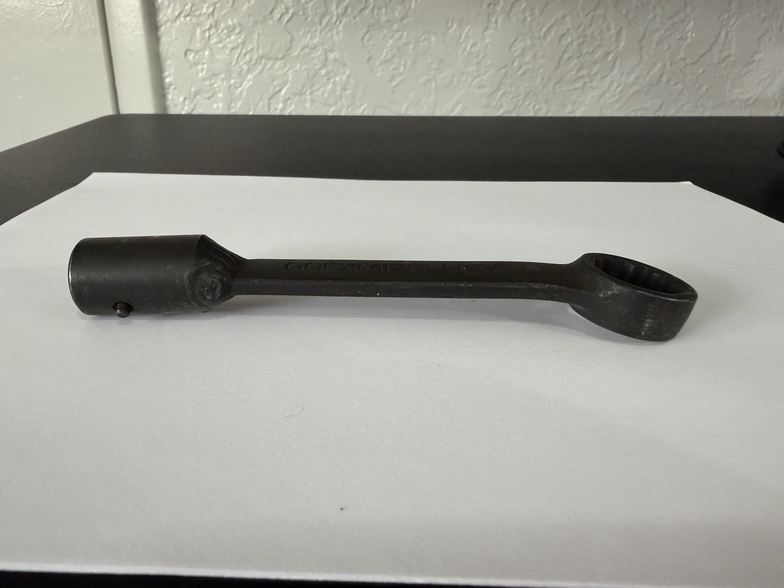 Snap On 17mm Square Drive 12-Point Box End 15° Offset Head X-Shank QXXM17A