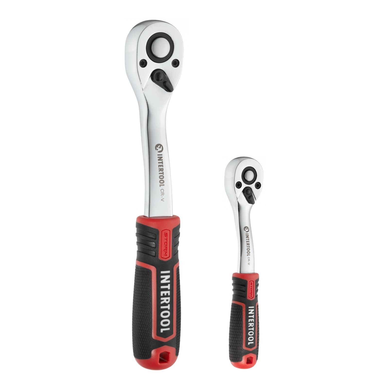INTERTOOL 73pc 1/4″ and 1/2″ Ratchet Socket Wrench and Bit Set ET08-8073