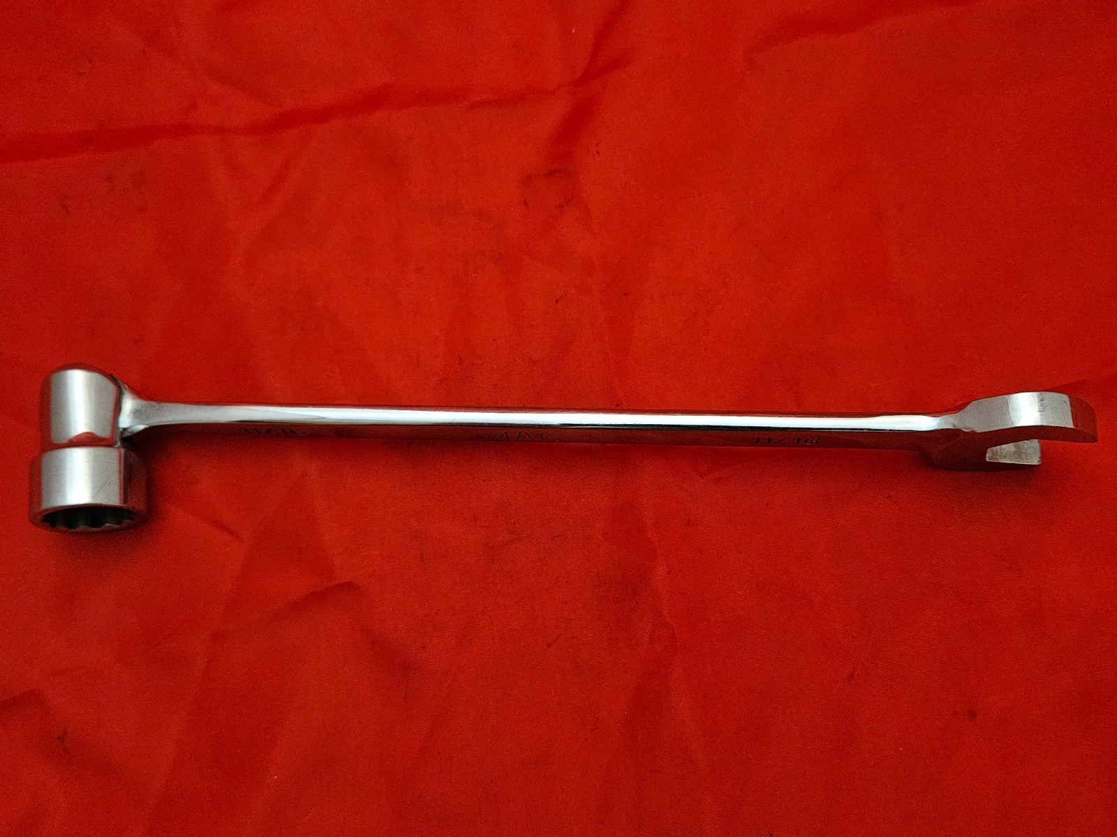 MAC CLF22R 11/16″ 12 Point Flex Head Combination Wrench Open Box End USA S1