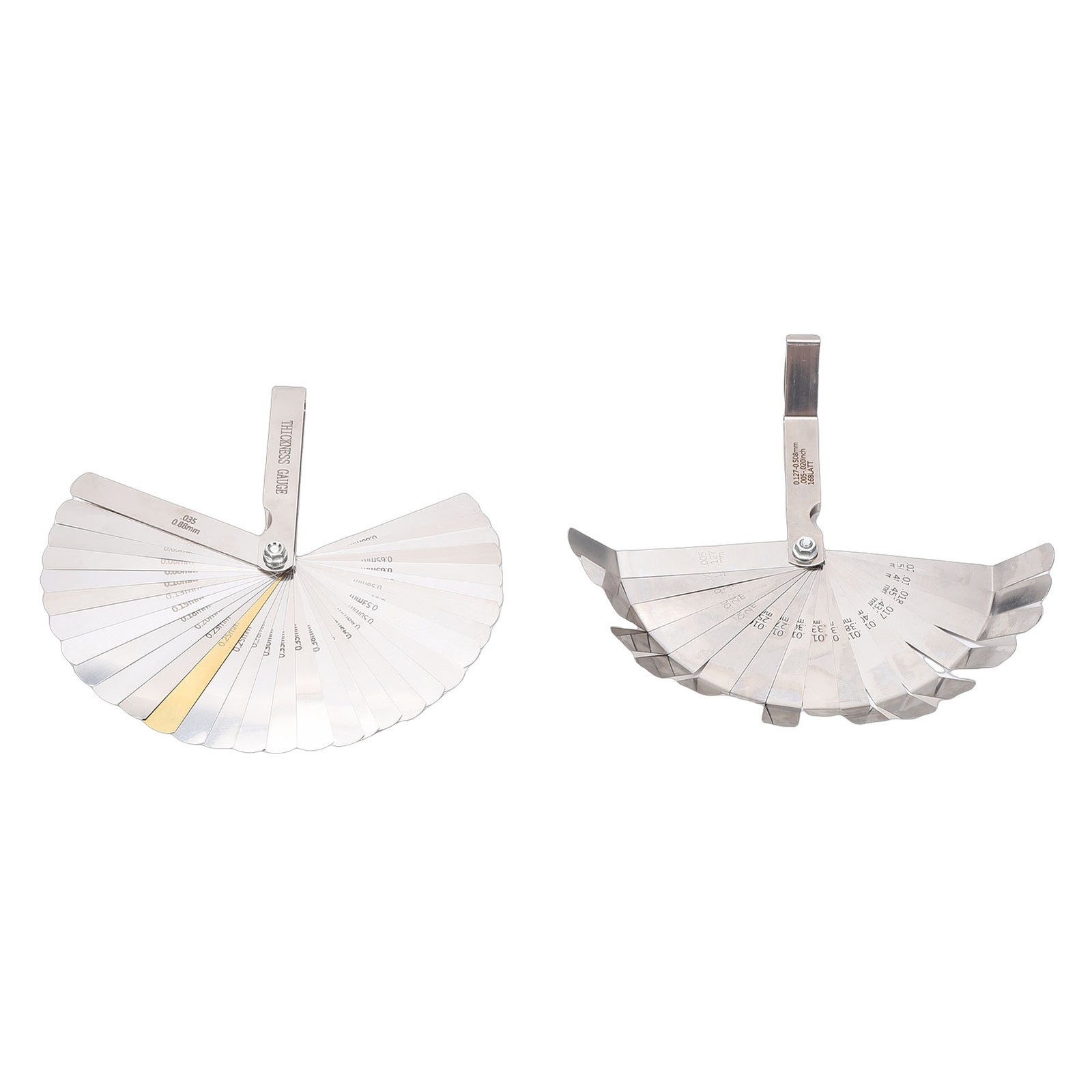 Feeler Gauges Set Stainless Steel 32 And 16 Blades Metric And Imperial Width
