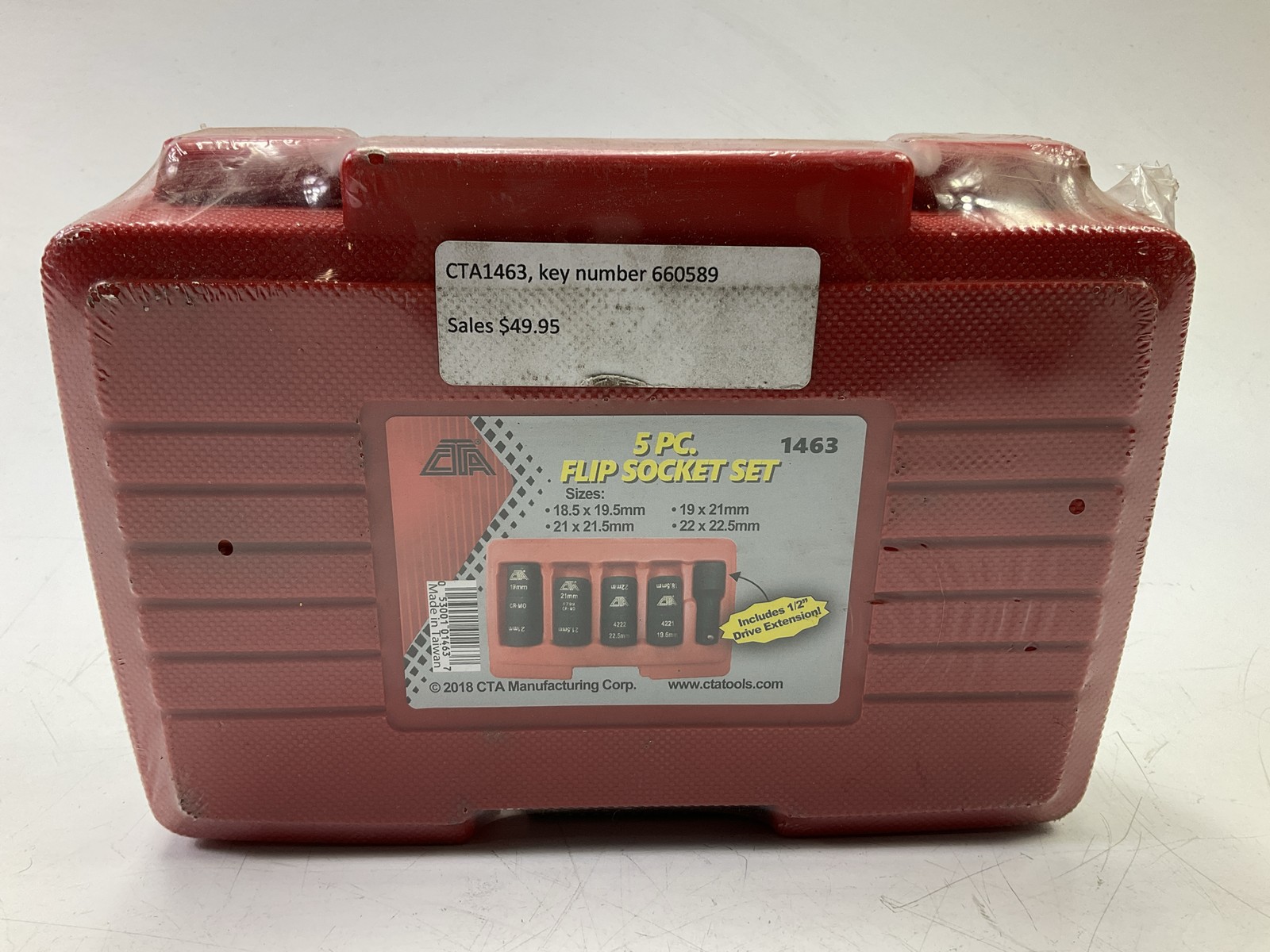 CTA 1463 Impact Flip Socket Set – Half Sizes For Damaged Swollen Wheel Bolts