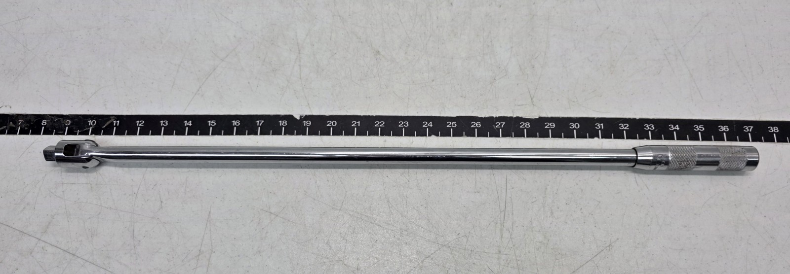 Cornwell Tools 1/2” Drive 27” Flex-Head Breaker Bar Chrome HF327 USA