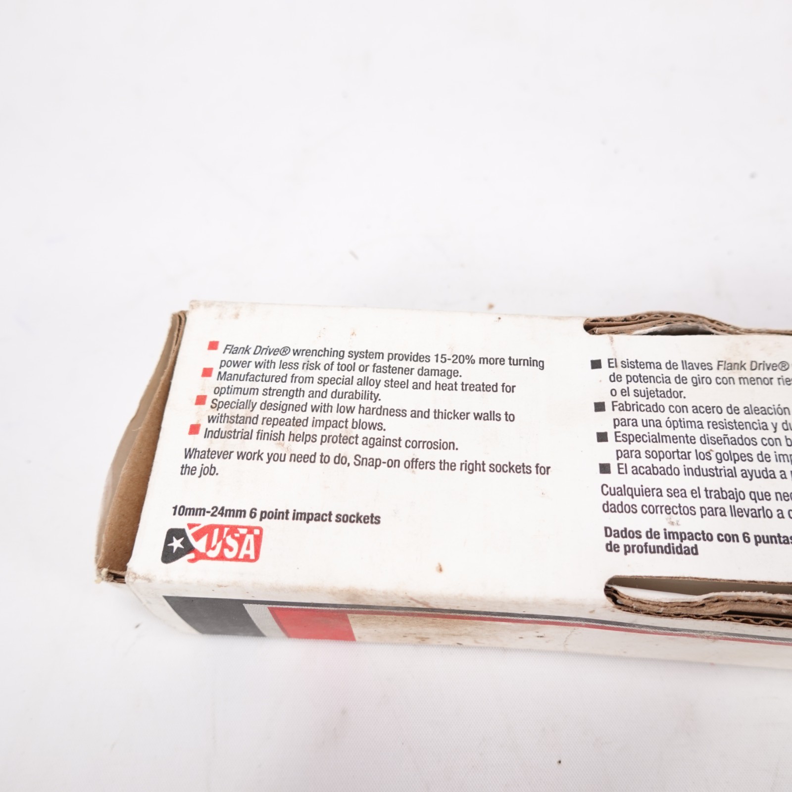 Snap On New 15pc Metric Impact Socket Set 6 Point 10-24MM #315IMMYLM