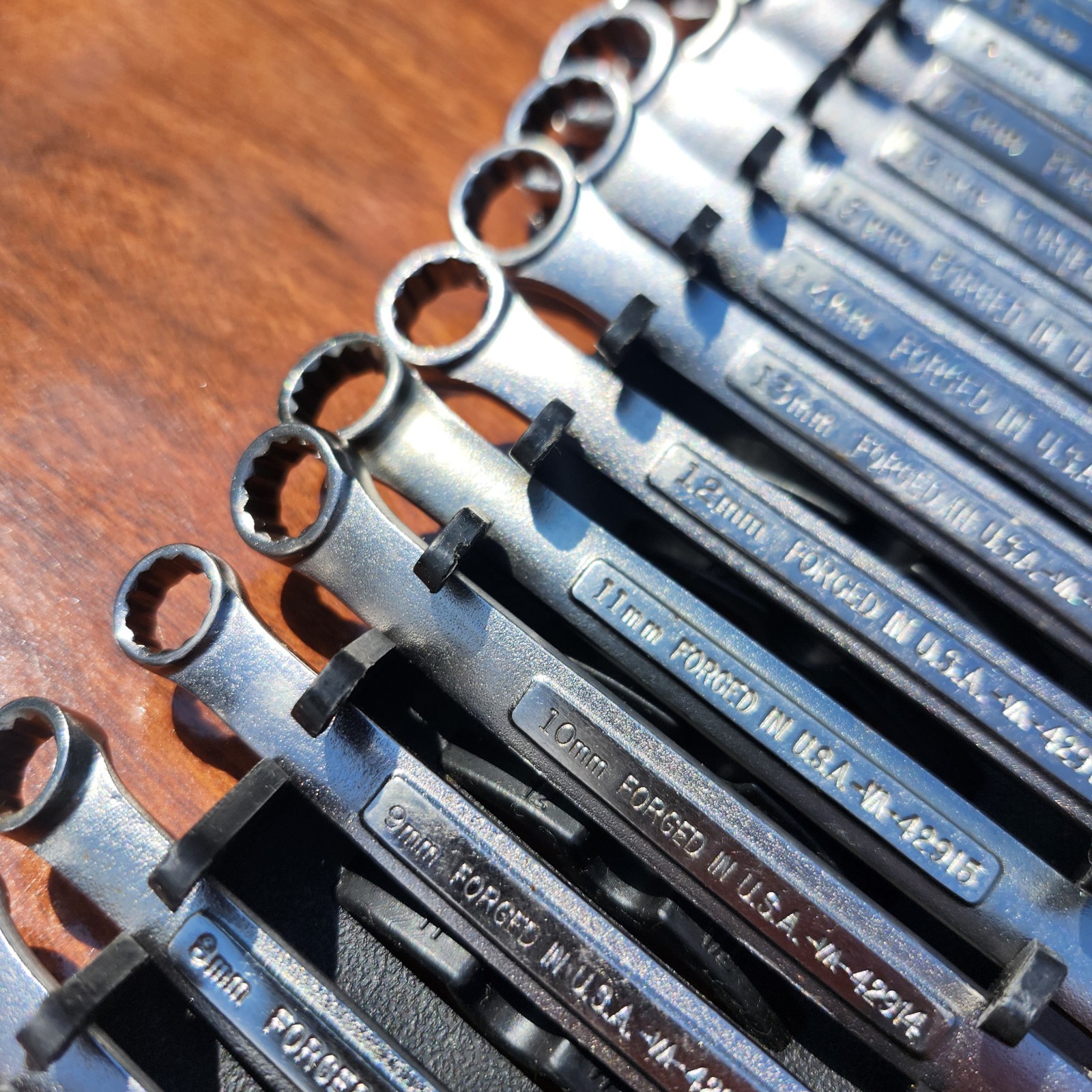 Vintage Craftsman Metric Combination Wrench Set 6-24mm 16 Pcs. VA, V Series USA