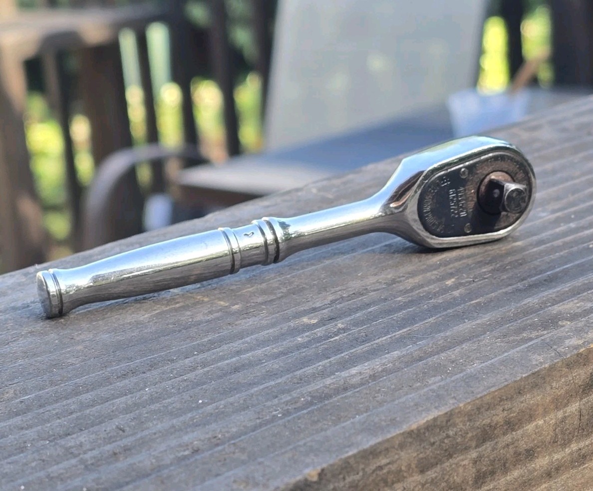 SNAP-ON T936 1/4» DRIVE RATCHET 4 1/2» LONG USA 2001